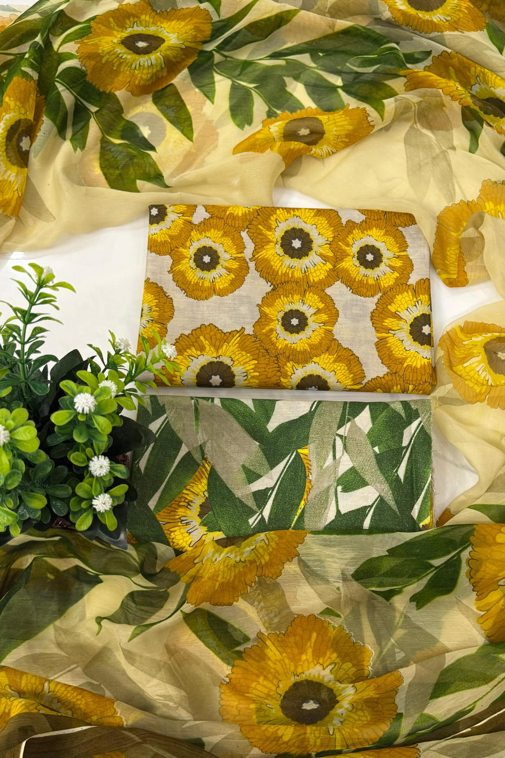 Unstitched Casual Wear Lawn 3 Piece Collection