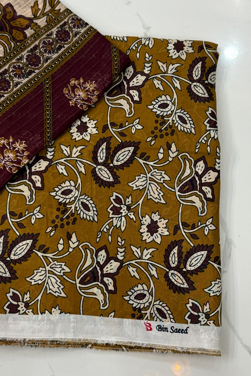 Bin Saeed Unstitched Casual Wear Lawn 3 Piece Collection