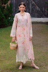 Nureh Floral Pink Digital Printed 3 Piece Suit