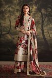 Iznik Digital Printed Unstitched Silk 3-Piece Suit