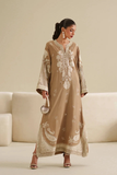 Ethnc Raw Silk Embroidered 3 Piece Suit