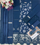 Mahnur Lawn Unstitched 3-Piece Suit