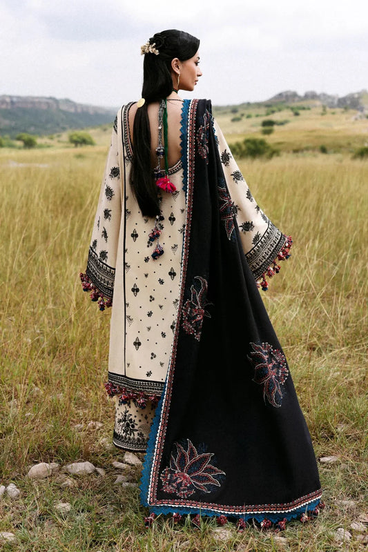 Hussain Rehar Embroidered Cotton Unstitched 3-Piece Suit