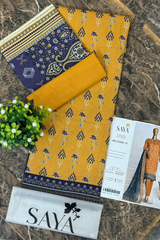 Unstitched Casual Wear All Over 3 Piece Collection