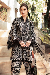 Unstitched 3 Piece Embroidered Lawn MPT-1709B