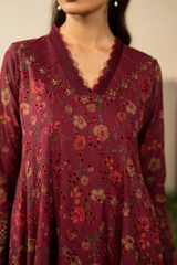 Unstitched Lawn Embroidered 3 Piece EFL-10