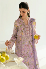 Unstitched Lawn Embroidered 3 Piece PQ-04A Nami