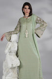 Amave Chiffon Embroidered 3 Piece Suit