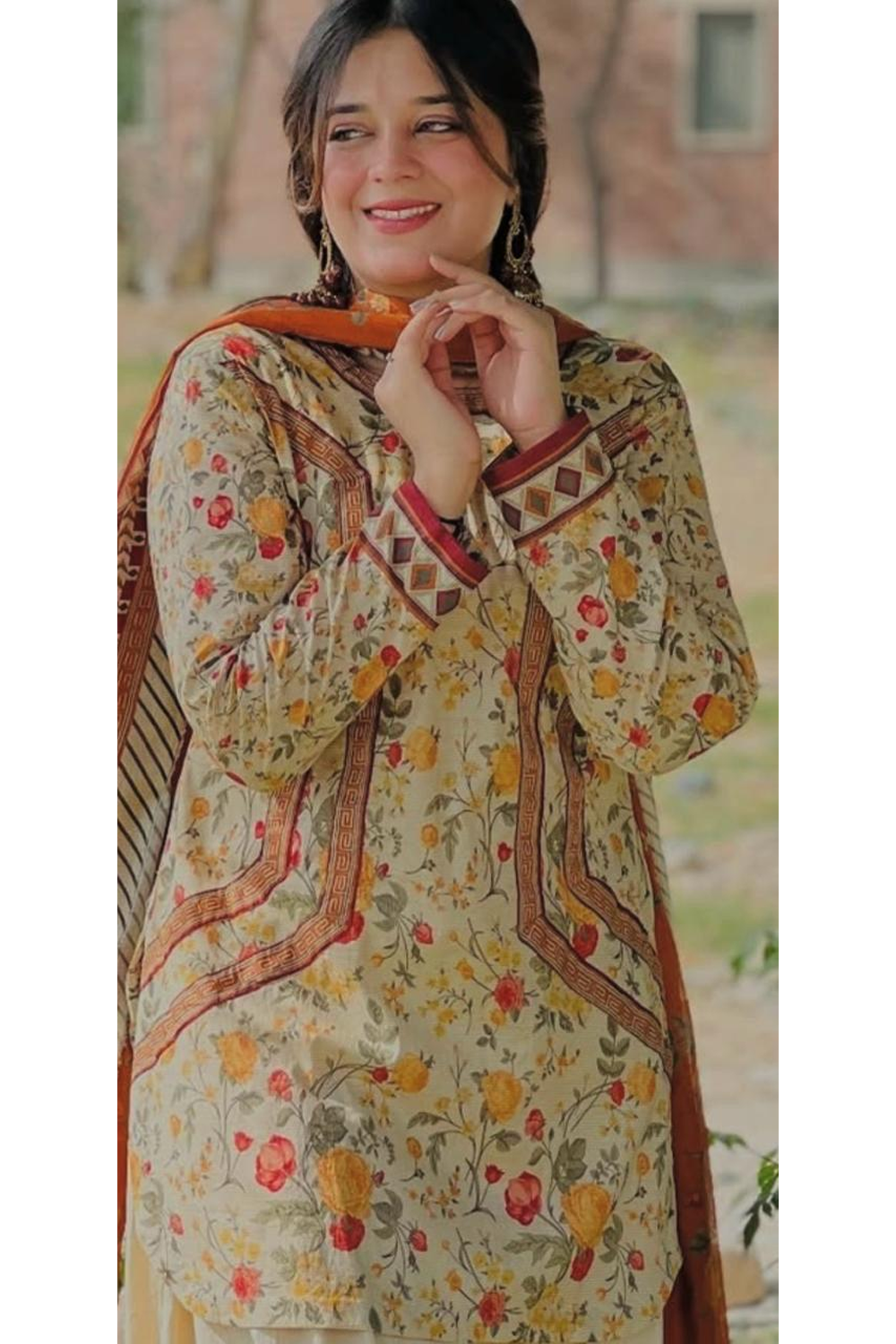 Bin Saeed Unstitched Casual Wear All Over 3 Piece Collection