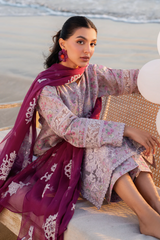 Unstitched 3 Piece Luxury Lawn Collection UE-403
