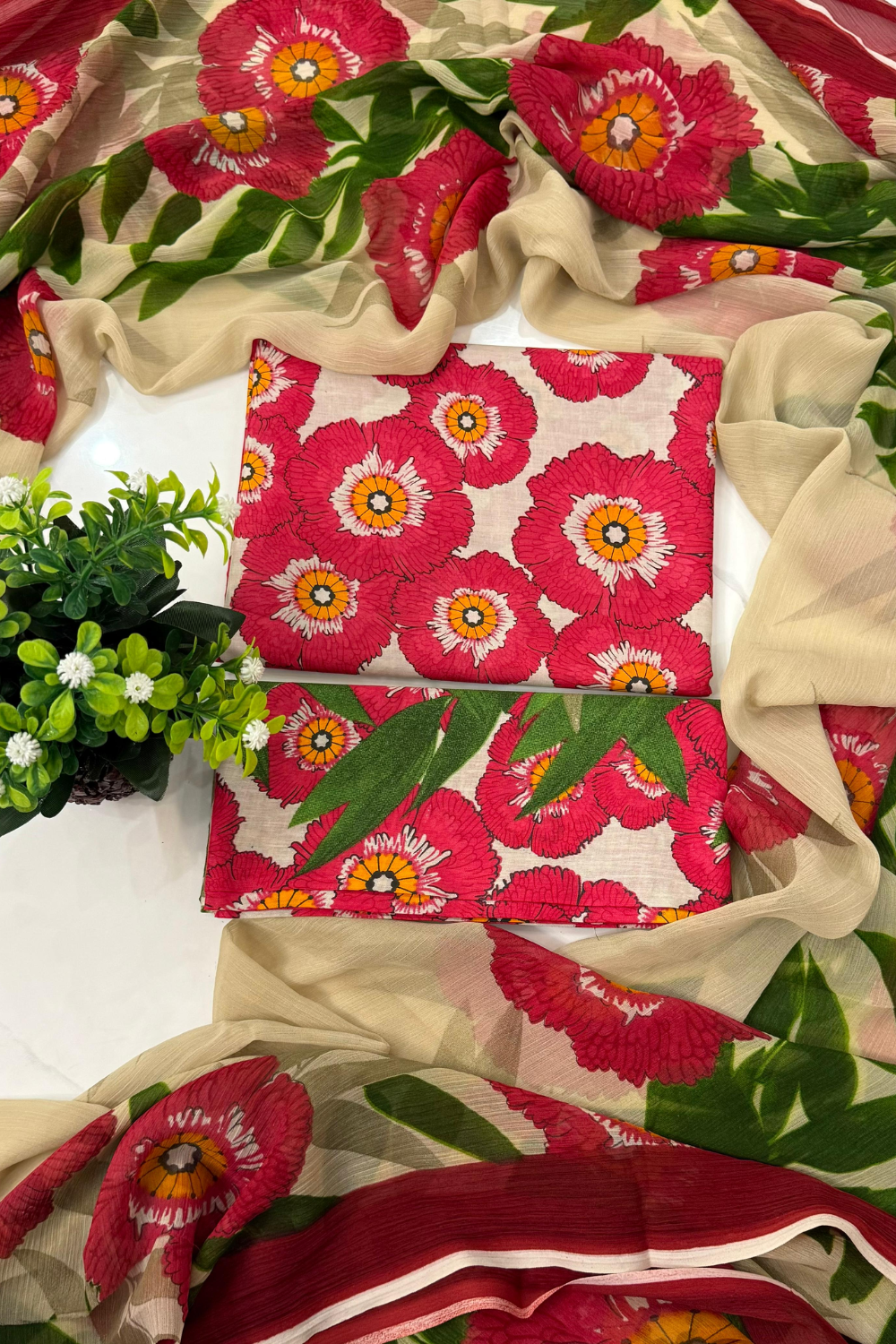 Unstitched Casual Wear Lawn 3 Piece Collection