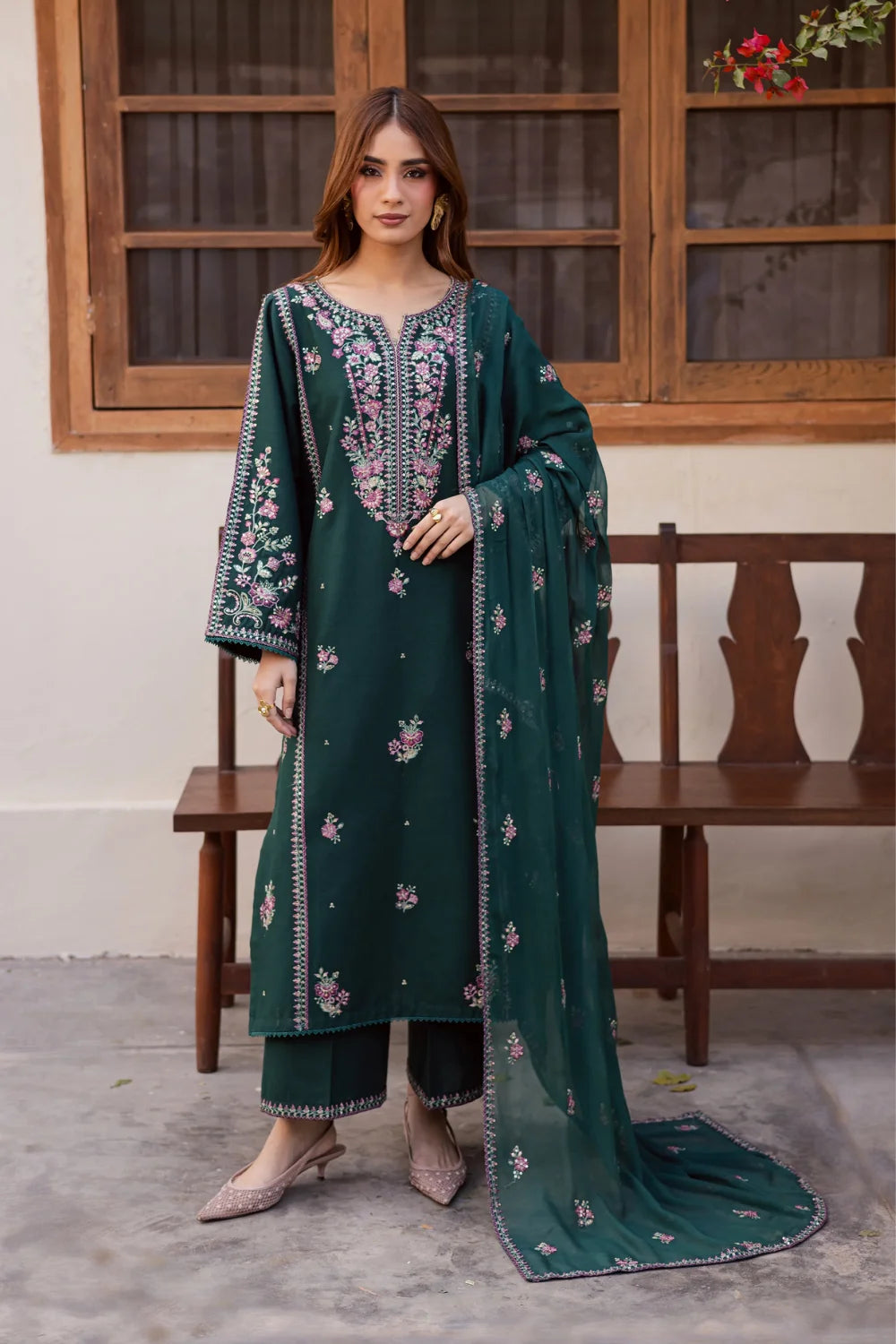 Batik Raw Silk 3 Piece Suit