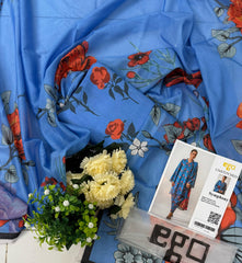 Unstitched Printed Lawn 3 Piece SYMPHONY