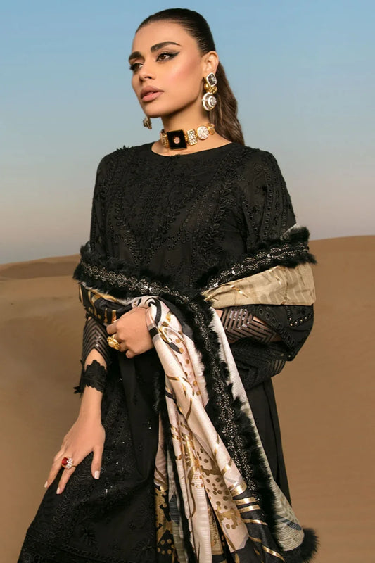 Rang Rasiya Chikankari Unstitched 3-Piece Suit