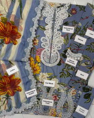 Unstitched 3 Piece Embroidered Lawn MPT-2604A
