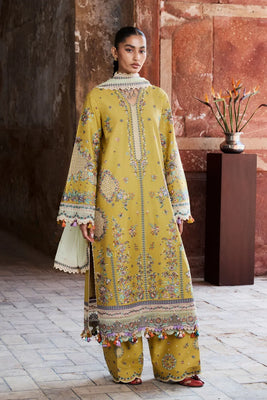 HUSSAIN REHAR Luxury Embroidered Lawn 3-Piece Suit