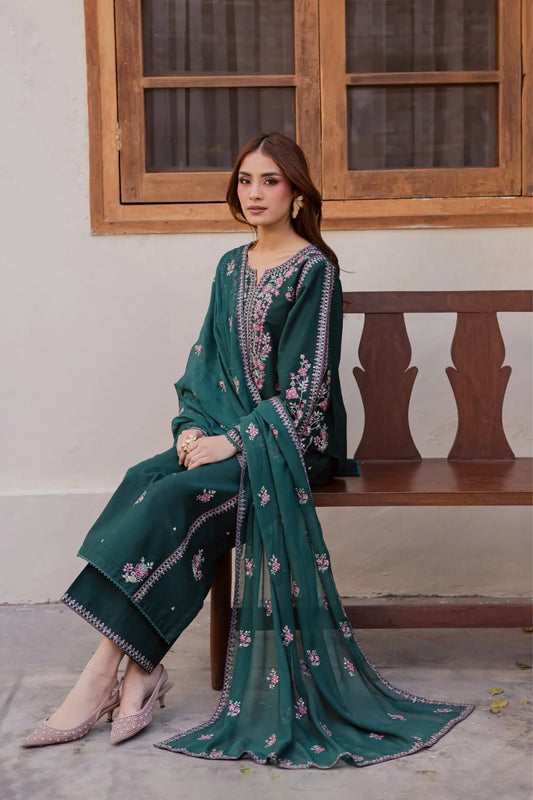 Batik Raw Silk 3 Piece Suit