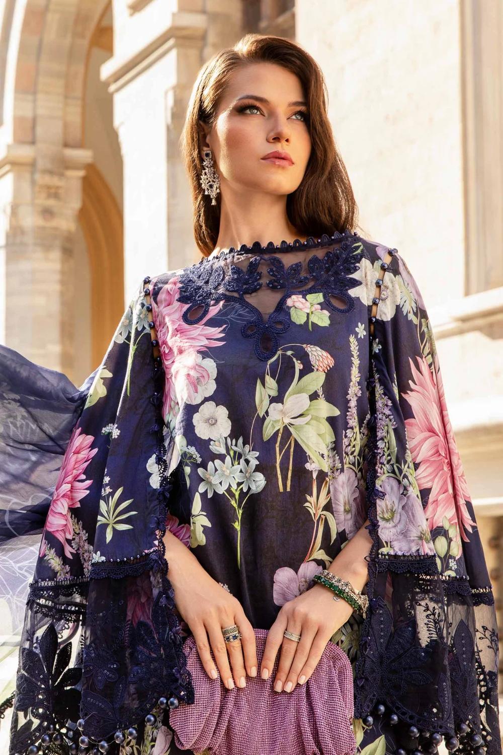 Embroidered Lawn 3 Piece Unstitched MPT-2306-B