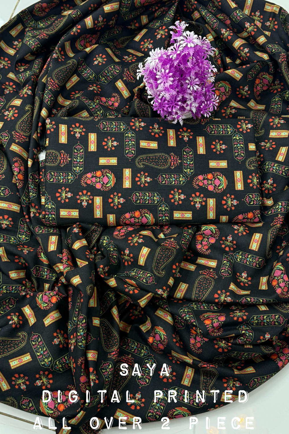 Unstitched Casual Wear All Over 2 Piece Collection