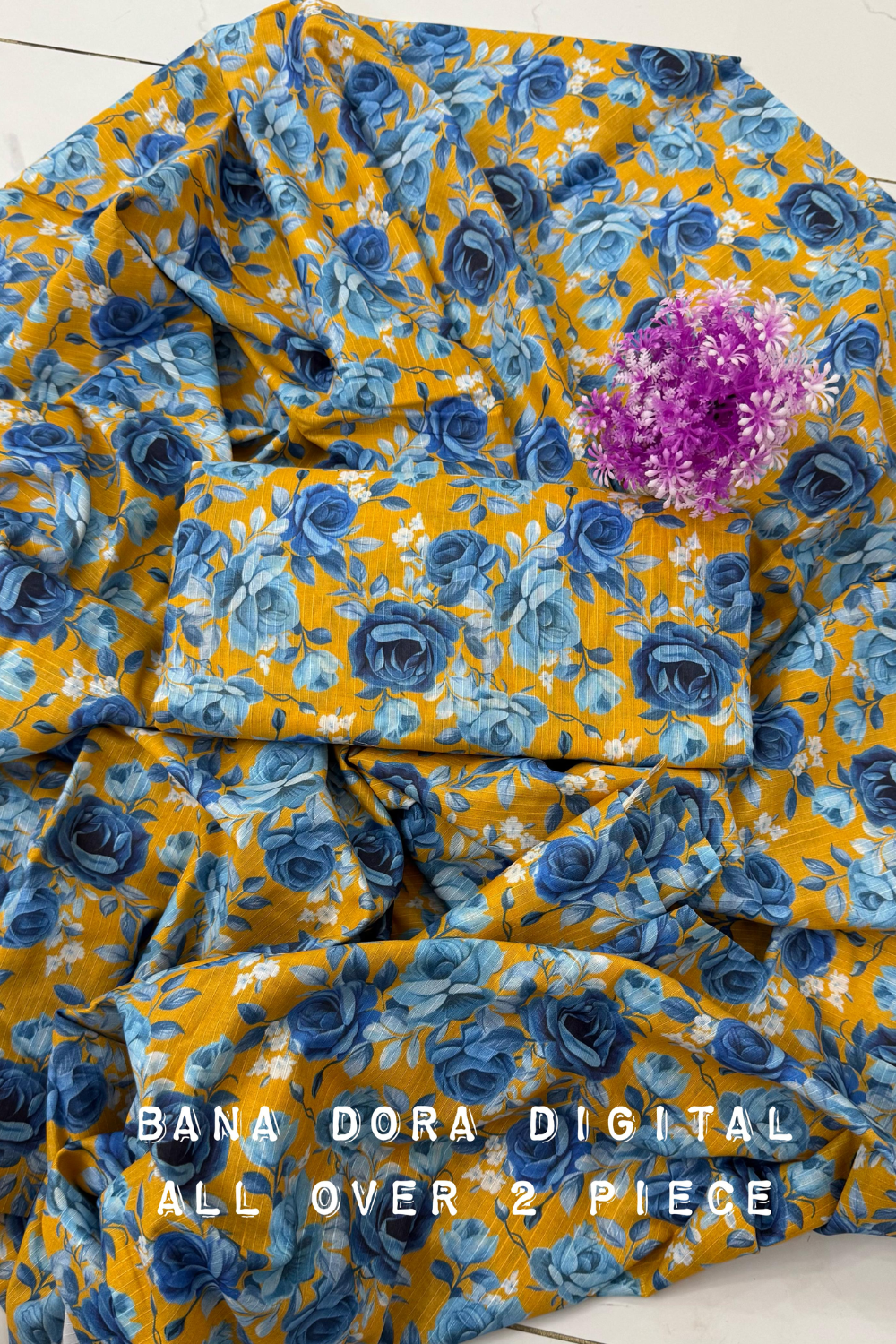 Unstitched Casual Wear All Over 2 Piece Collection