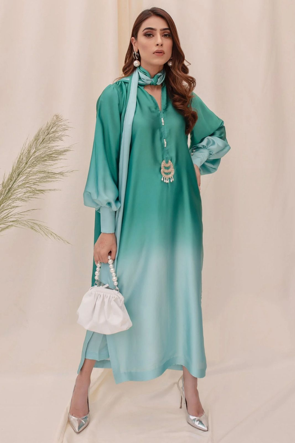 Silk Unstiched Co-Ords Set Tye & Dye Silk