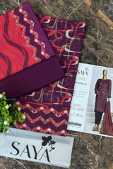 Unstitched Casual Wear All Over 3 Piece Collection