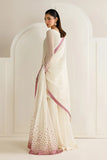 Jazmin White & Purple Chiffon 3-Piece Suit
