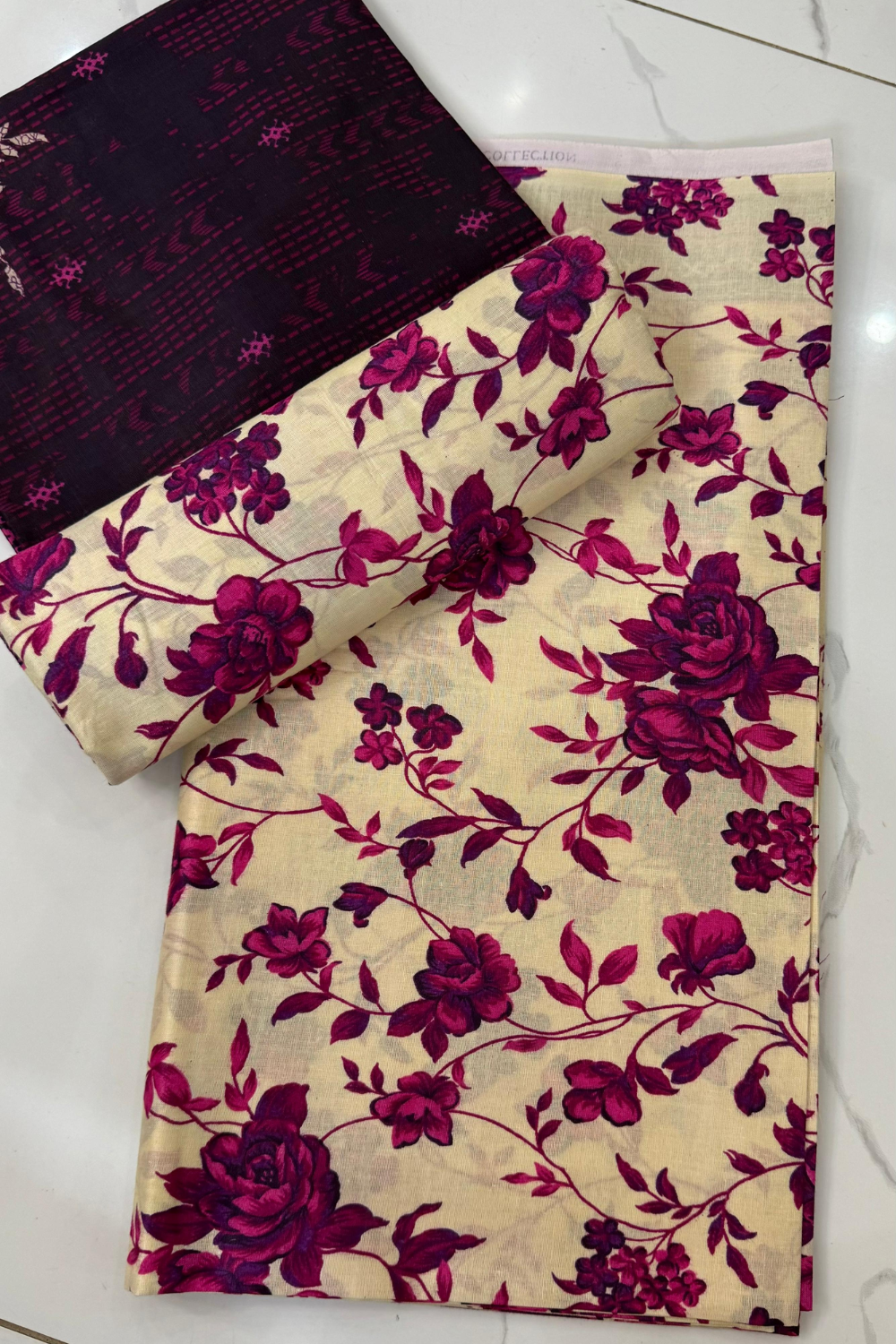 Unstitched Casual Wear All Over 3 Piece Collection