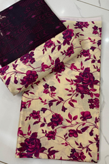 Unstitched Casual Wear All Over 3 Piece Collection