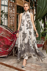 Embroidered Lawn 3 Piece Unstitched MPT-1803A