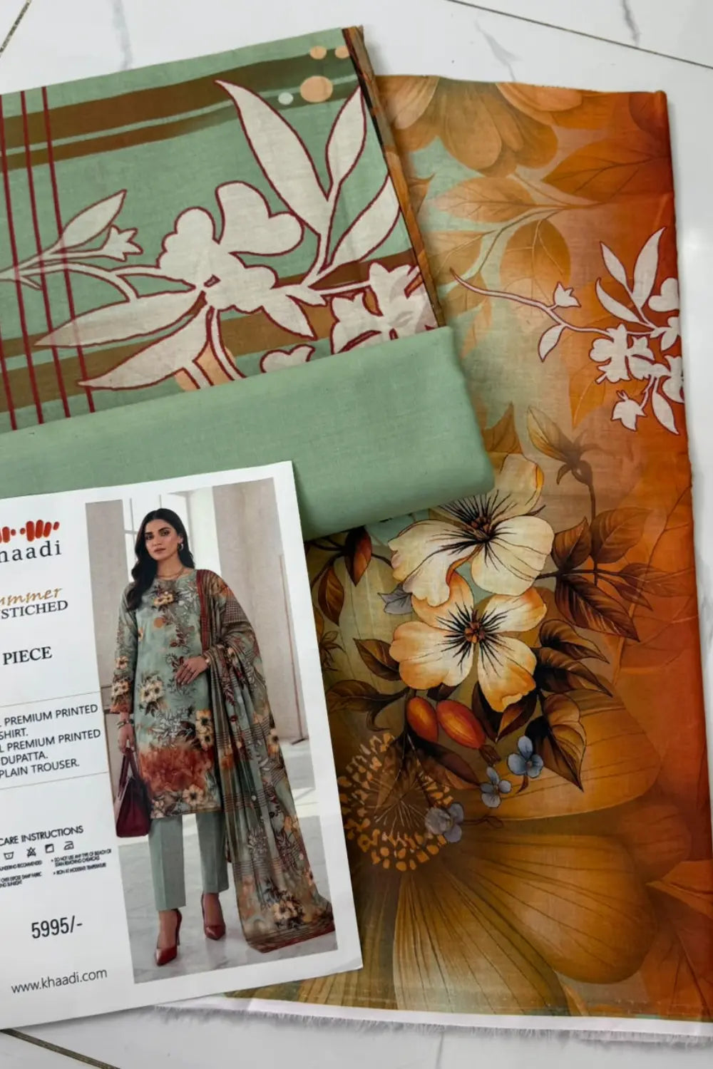 Khaadi Lawn 3 Piece Suit