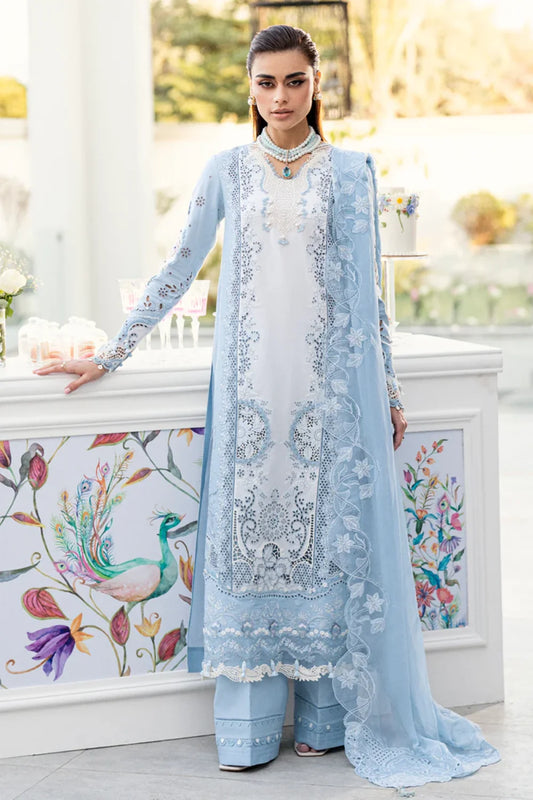 Qalamkar Chickankari Unstitched 3-Piece Suit
