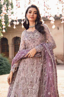 Maria B. Net Bridal Wear 3 Piece Suit