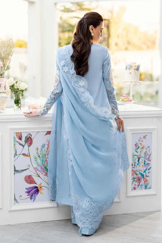 Qalamkar Chickankari Unstitched 3-Piece Suit