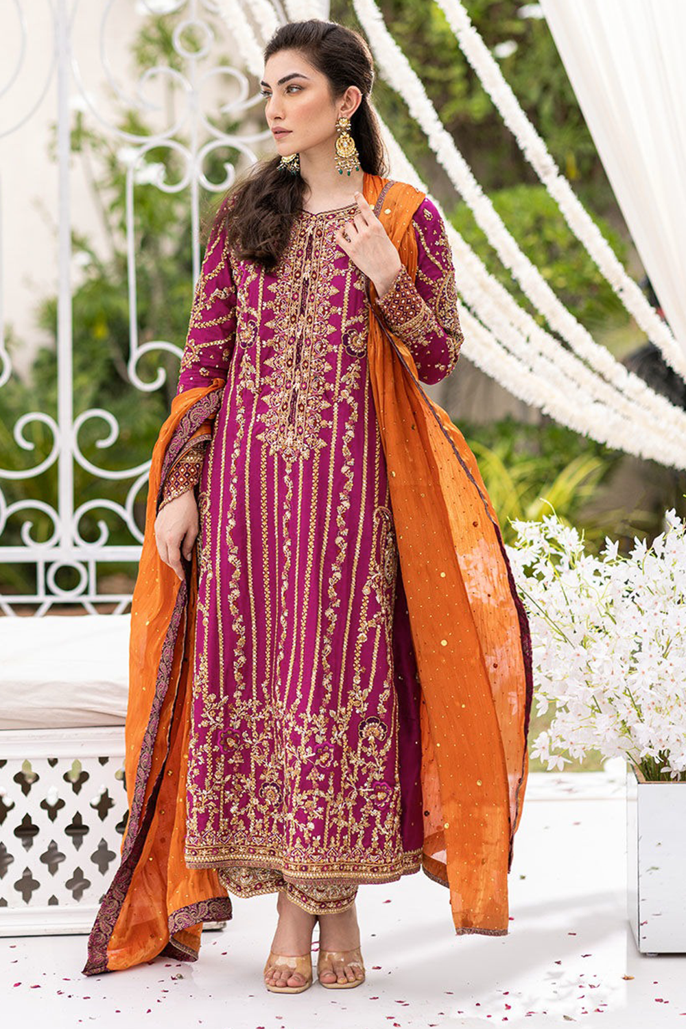 Embroidered Unstitched Chiffon 3 Piece FTA-AFC23