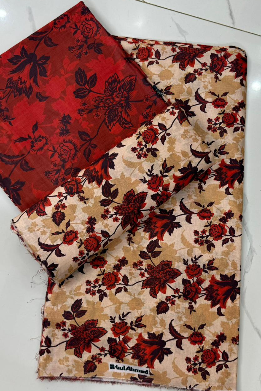 Unstitched Casual Wear All Over 3 Piece Collection