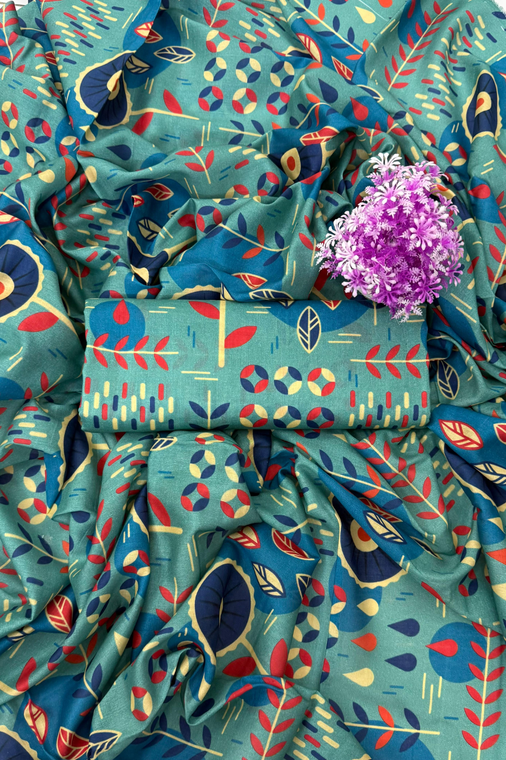 Unstitched Casual Wear All Over 2 Piece Collection