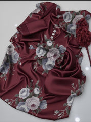 Silk Unstiched Co-Ords Set Tye & Dye Silk