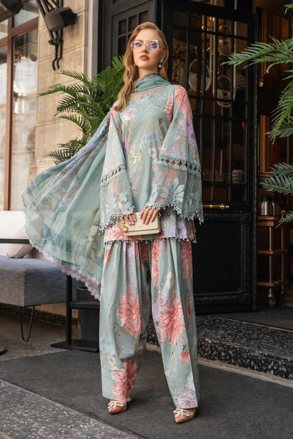 Embroidered Lawn 3 Piece Unstitched MPT-2306-A