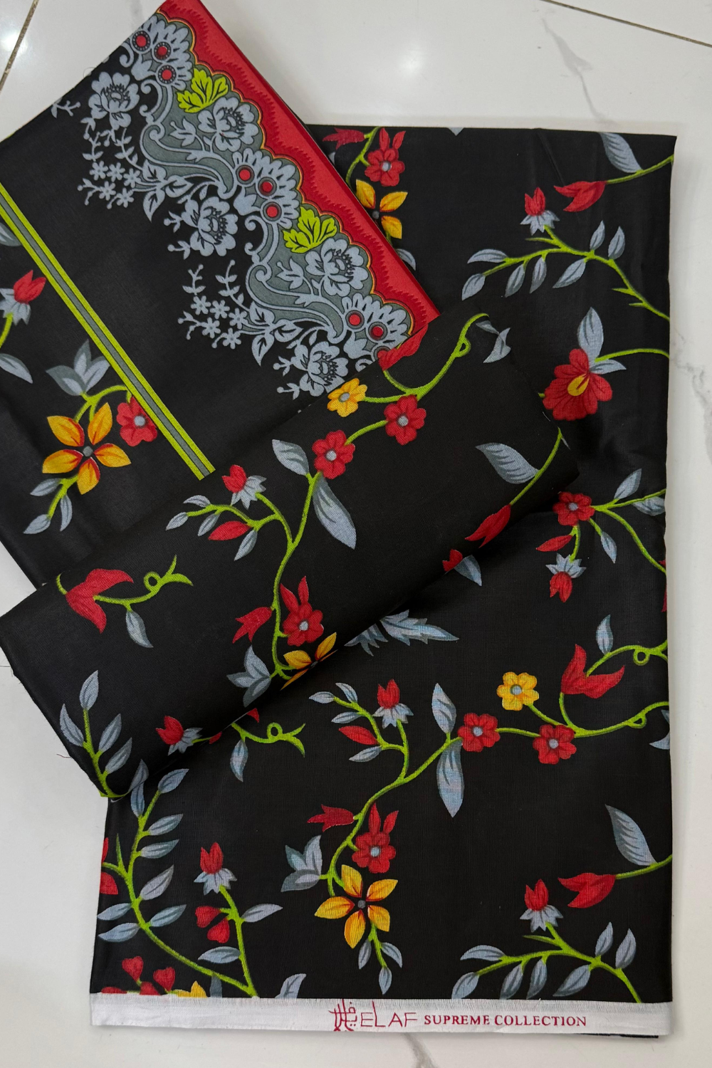 Unstitched Casual Wear All Over 3 Piece Collection