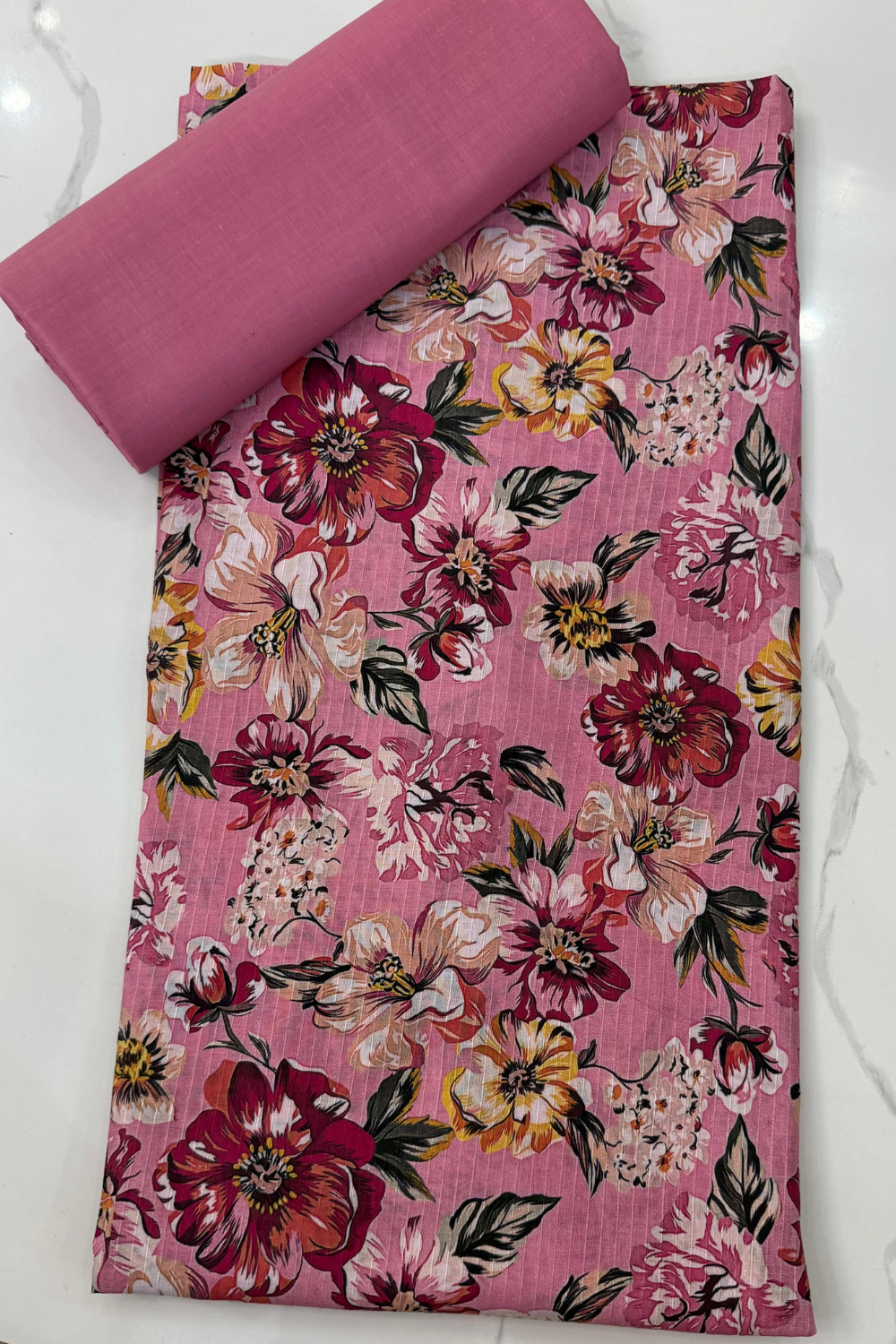 Unstitched Casual Wear All Over 2 Piece Collection