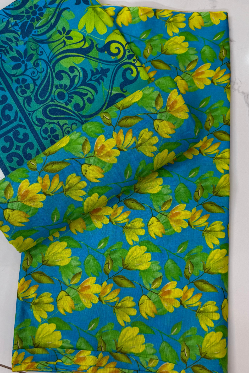 Unstitched Casual Wear All Over 3 Piece Collection