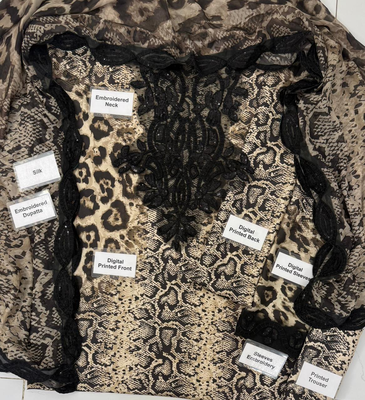 MPTS-2702B Luxury Silk 3 Piece Unstitched