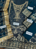 Asim Jofa Chiffon Unstitched 3-Piece Suit