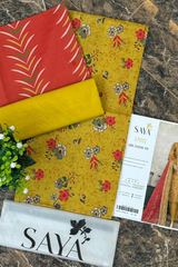 Unstitched Casual Wear All Over 3 Piece Collection