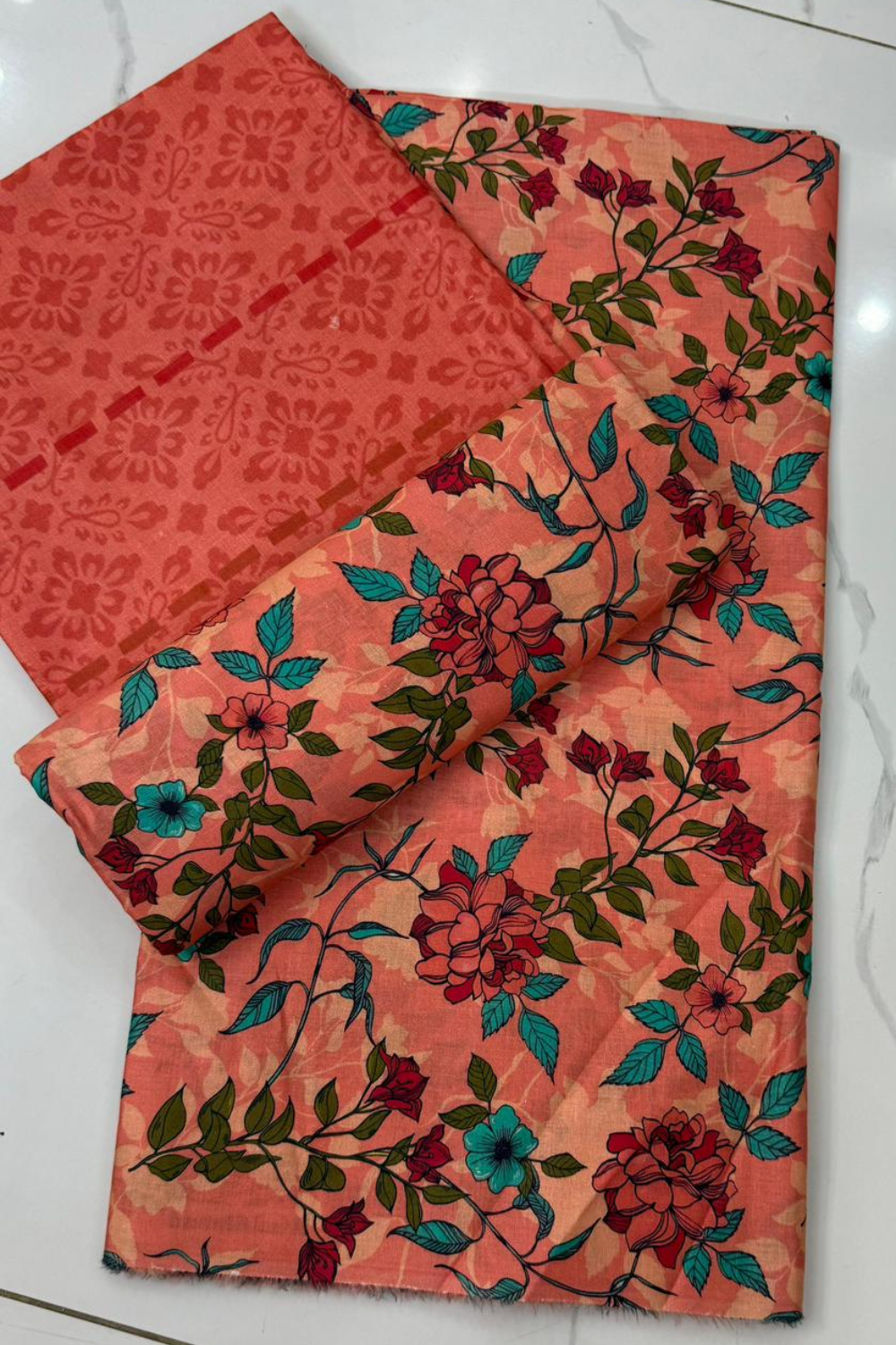 Unstitched Casual Wear All Over 3 Piece Collection