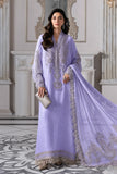 Maria B Off White Embroidered Bamber Chiffon 3 Piece Suit