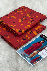 Unstitched Casual Wear All Over 2 Piece Collection