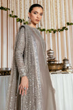 HUSSAIN REHAR Luxury Raw Silk 3 Piece Suit