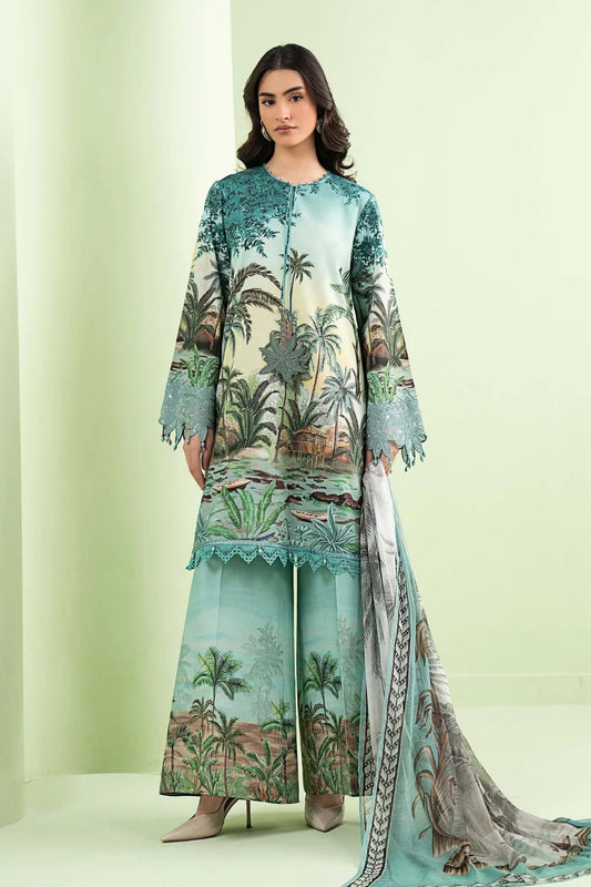 Maria B Printed Lawn 3 Piece Suit